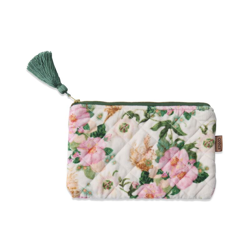 Kip&Co Sunday Stroll Velvet Cosmetics Purse image number 0